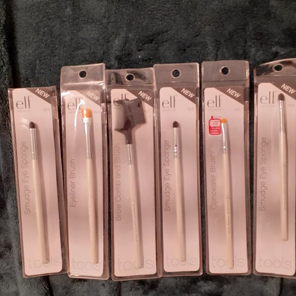 ELF EYES LIPS FACE MAKEUP Other - ELF MAKEUP BRUSHES NEW 6 count